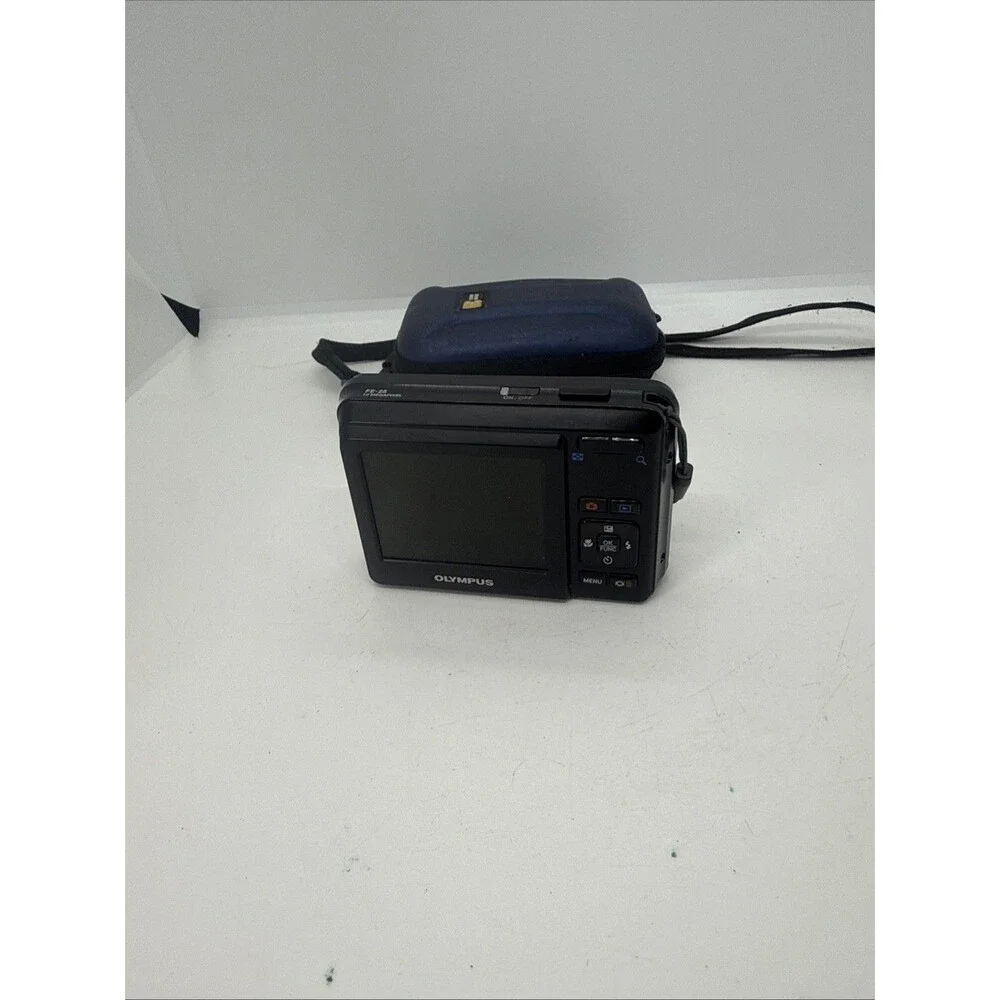 Olympus FE-25 10MP Digital Camera Black with Olympus 4GB Memory Card &Case Works - Picture 3 of 9